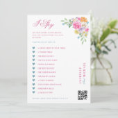 Carte de jeu de chasse aux objets cachés pour mari (Debout devant)