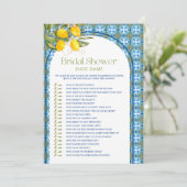 Carte de jeu de citron méditerranéen Fête des mari (Debout devant)