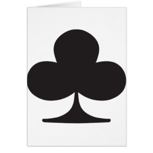 Carte de jeu de costume de club de tisonnier