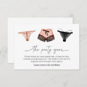 Carte de jeu de culotte de douche de lingerie de m (Devant / Derrière)