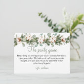 Carte de jeu de culotte de douche de mariée de pin (Debout devant)