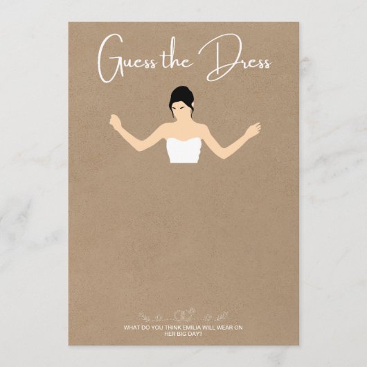 carte de jeu de douche (Devant)