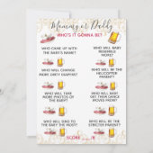 Carte de jeu de douche (Dos)