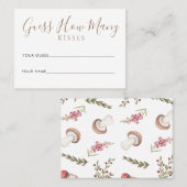 Carte de jeu de douche de champignon d'aquarelle (Devant / Derrière)