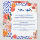 Carte de jeu de douche de mariée That's amore gauc (Devant / Derrière)