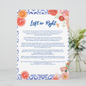 Carte de jeu de douche nuptiale That's amore gauch (Debout devant)