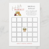 Carte de jeu de Fête des mariées de Bingo de march (Devant)