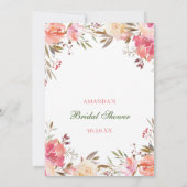 Carte de jeu de Fête des mariées de fleurs douces (Dos)