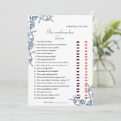 Carte de jeu de Fête des mariées de mariée et de c (Debout devant)