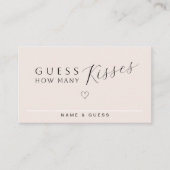 Carte de jeu de Fête des mariées minimale | Devine (Devant)