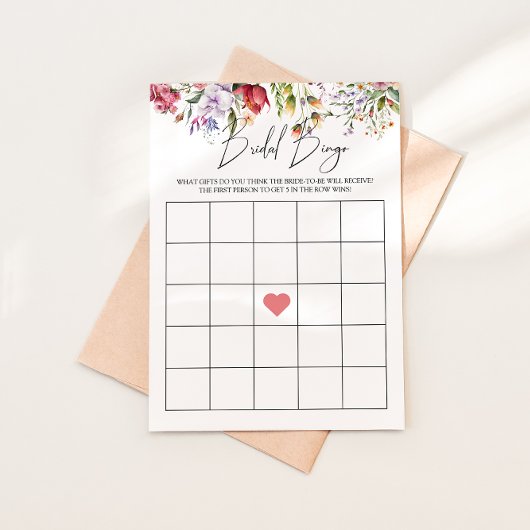 Carte de jeu de Fêtes des mariées florales de bing