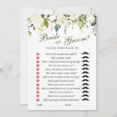 Carte de jeu de Fêtes des mariées florales Roses b (Devant)