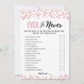 Carte de jeu de Fêtes des mariées jamais ou jamais (Devant)