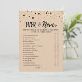 Carte de jeu de Fêtes des mariées jamais ou jamais (Debout devant)