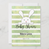 Carte de jeu de langage bébé lapin blanc (Dos)
