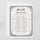 Carte de jeu de mariage Halloween 'Préférerait-ell (Devant)