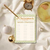Carte de jeu de mots de Noël tropical