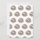 Carte de jeu de mots mêlés pour Baby Shower (Dos)