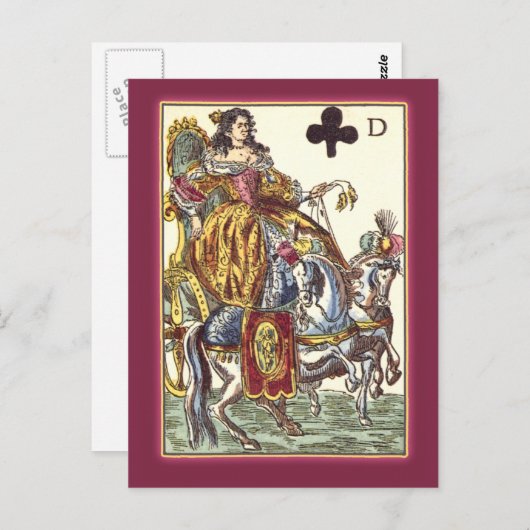 Carte de jeu de Paris, 17ème siècle (Devant / Derrière)