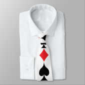 Carte de jeu de poker convient Cravate de la fête (Attaché)