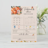 Carte de jeu de prédictions et de conseils pour bé (Debout devant)