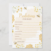 Carte de jeu de prédictions Little Honey Baby (Devant)