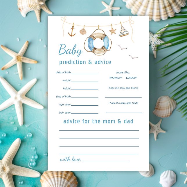 Carte de jeu de prévision et de conseil nautique (Créateur téléchargé)