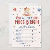 Carte de jeu de prix Red White Due (Devant)