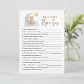 Carte de jeu de quiz sur les comptines pour Over t (Debout devant)