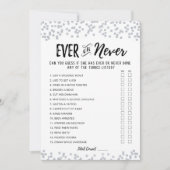 Carte de jeu de Shower mariée modifiable Ever ou N (Devant)