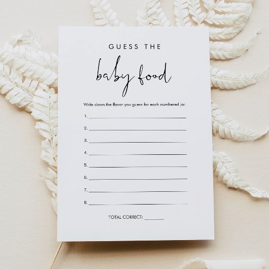 CARTE DE JEu DE STELLA devine la nourriture pour b