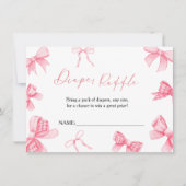 Carte de jeu de tirage au sort de couche boho rose (Devant)