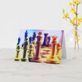 Carte de jeu d'échecs (Fleur jaune)