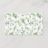 Carte de jeu Déchets Verdure et Fleurs Blanches (Dos)