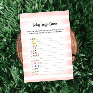 Carte de jeu d'image d'émoji bébé lapin blanc rose