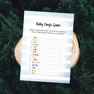 Carte de jeu d'image d'émoji de bébé lapin blanc b