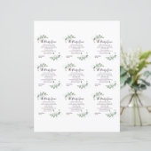 Carte de jeu do-it-yourself Fête des mariées Eucal (Debout devant)