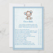 Carte de jeu d'ours Brown plus ou moins mignonne (Devant)