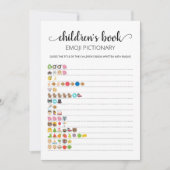 Carte de jeu Emoji Pictionary du livre pour enfant (Devant)