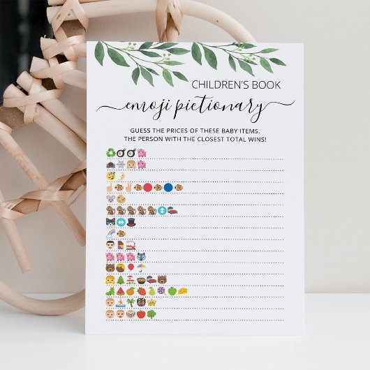 Carte de jeu Emoji Pictionary du livre pour enfant
