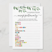 Carte de jeu Emoji Pictionary du livre pour enfant (Devant)