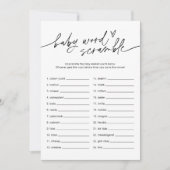 Carte de jeu EVERLEIGH Baby Word Scramble (Devant)