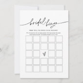 Carte de jeu EVERLEIGH Fête des mariées Bingo (Devant)