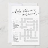 Carte de jeu EVERLEIGIGH Baby shower Mot de passe (Devant)