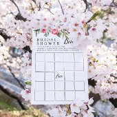 Carte de jeu Fête des mariées Bingo