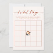 Carte de jeu Fête des mariées de café de bingo (Devant)