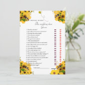 Carte de jeu Fête des mariées de mariée d'abeilles (Debout devant)