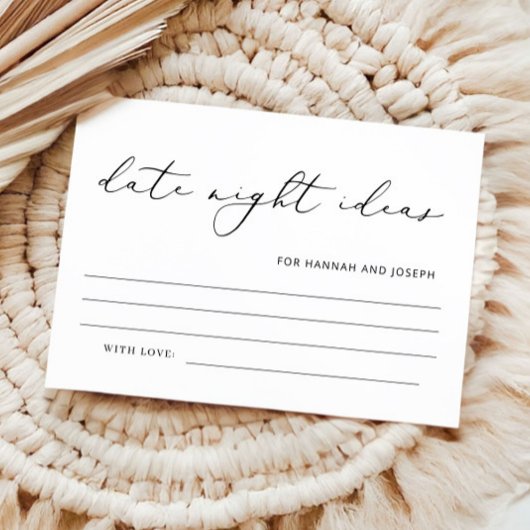 Carte de jeu Fête des mariées des idées de la nuit