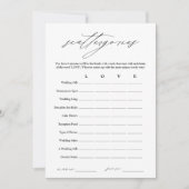 Carte de jeu Fête des mariées élégante Scattergori (Devant)