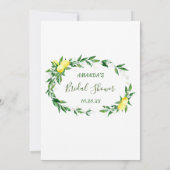 Carte de jeu Fête des mariées Lemons Blossom Green (Dos)